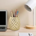 thumbnail image 2 of IMENGL Liquidation! Delayuji Baril de Crayon Créatif Porte-Stylo en Résine Forme d'Ananas Boîte de Rangement pour Artisanat Étudiant Enseignant Bureau Porte-Stylo de Bureau Décoratif Taille Unique Multicolore, 2 of 4