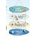 thumbnail image 2 of Hangs Wall Summer Ocean Style Colorful Sunshine Patterns Wood Material Decorative Hanging Piece Living Room Bedroom Outdoor Spaces, 2 of 7