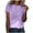 Purple, variant on Tops for Women Trendy Vintage Striped T Shirt Women Short Sleeve Crewneck Tunic Graphic Tee Shirts Casual Oversized Trendy Shirts