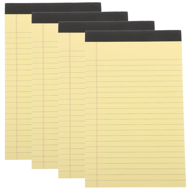 KAKOWELY writing pads 4pcs Small Notepad Writable Paper Note Pads College Ruled Writing Pads Memo Notepad Convenient And Compact Journal Pads Schedule Book (A5)