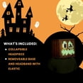 thumbnail image 4 of Adult's Minecraft Anniversary Jack O'Lantern Block Head Mask Costume Accessory, 4 of 4