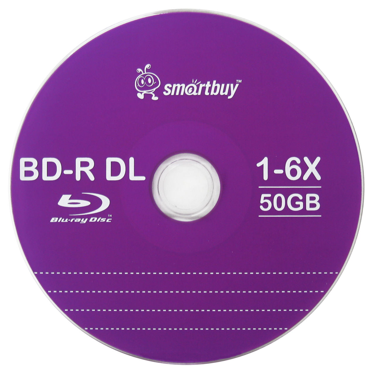 10 Pack Smartbuy 2X 25GB Blue Blu-ray BD-RE Rewritable Branded Logo Blank  Bluray Disc