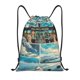 thumbnail image 1 of Fotbe Comic Airplane Cockpit Illustration Bolsa Mochila con Cordón Estampada, Bolsa de Gimnasio Deportiva, Bolsa Cinch, Bolsa con Cordón para Hombres y Mujeres-Medium, 1 of 6