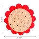 thumbnail image 1 of Tela de enseñanza de jardín de infantes para bebés, juguete de tejido de matemáticas no tejido, borde Floral Diy ShuxiuWang 8390611649180, 1 of 1