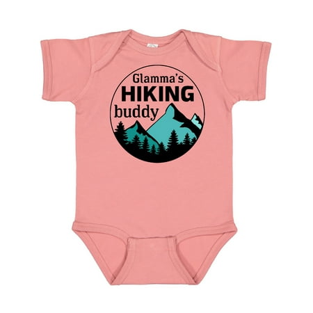 

Inktastic Glamma s Hiking Buddy with Mountains and Trees Gift Baby Boy or Baby Girl Bodysuit