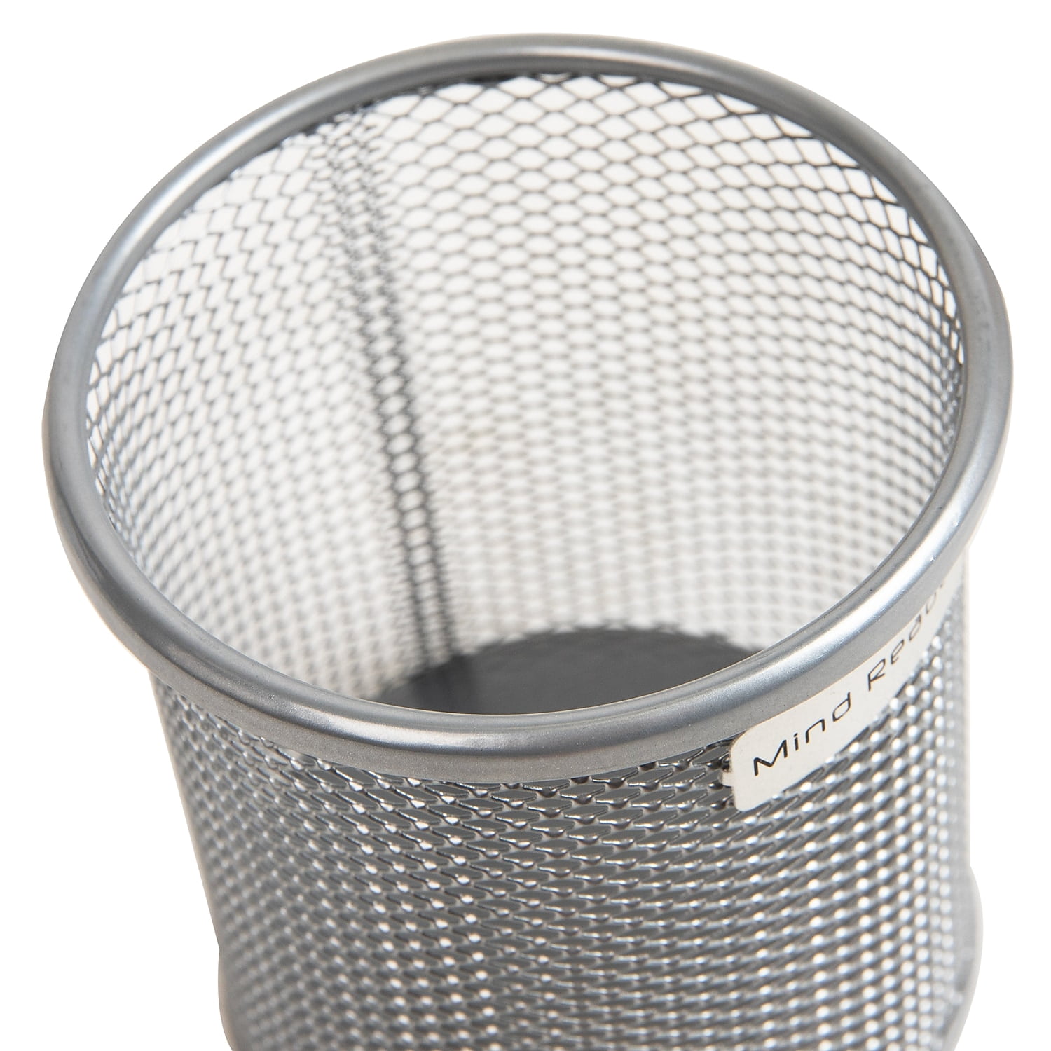 Mind Reader Metal Pen and Accessory Holder Desk Organizer Silver 3-Pieces (CLIPMESH3-SIL)