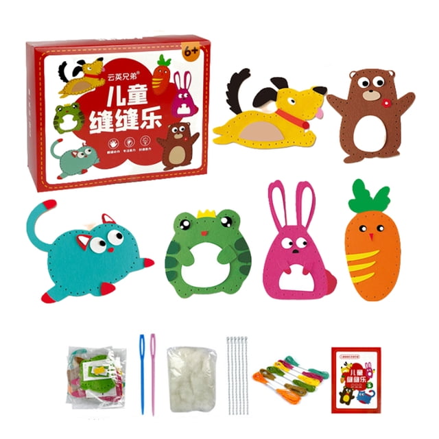 stanreset Creative Craft Kit For Kids Animal Shaped Designs Educational Diy Toy Craft Kits Children Kids Craft