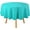 Elegant Aqua Ombre, variant on Round Table Cloth Aqua Ombre Tablecloths Washable Table Cover for Kitchen Dinning Party Tabletop Modern Decoration,60inch