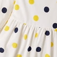 thumbnail image 6 of PatPat Toddler Girl Floral and Polka Dots Long-sleeve Dress Set,3-Piece,Sizes 3Y-6Y, 6 of 12