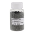 thumbnail image 3 of Vogacara 1000 Pieces Copper Micro Ring Links Crimp Tubes Bead For Hair Extention Type2, 3 of 4
