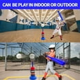 thumbnail image 2 of Pyaiiner Baseball Launcher Toy Set with Bat 3 Balls Outdoor Sports Game for Parent-Child Interactive Play Gift Perfect for Backyard Sports, 2 of 4