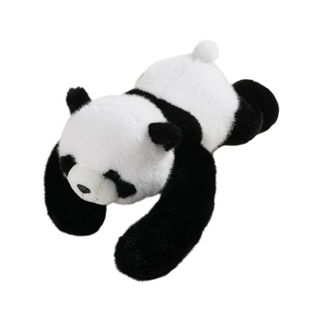Muñeco de peluche realista para decoración de sala de estar panda
