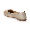thumbnail image 3 of Sonoma Goods For Life® Girls' Uma Ballet Flats Color: Ivory Size: 5, 3 of 4