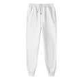thumbnail image 7 of BRDFRL Women's Sexy Lounge Stretch Casual Jogger Drawstring Sweatpants with Pockets White M, 7 of 7