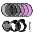 thumbnail image 1 of Kit de filtros NEEWER 67 mm ND2 ND4 ND8 UV FLD CPL con accesorios, 1 of 8