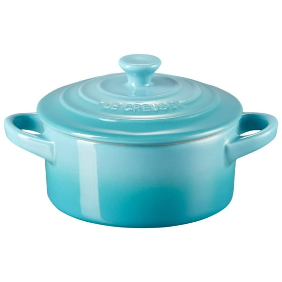 Le Creuset Stoneware Mini Round Cocotte, 8 oz., Caribbean