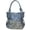 Blue, variant on Zzfab Double Handles Laser Cut Big Hobo Bag Grey