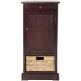 thumbnail image 1 of Safavieh Randy Unité de Rangement Haute en Bois Cerisier Foncé, 1 of 5