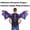 (Purple）, variant on Halloween Decorations Fantasy Halloween Dinosaurio Dragon Cosplay Animal Wing Accessory Shooting Props Home Decor