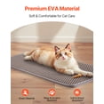 thumbnail image 4 of VEVOR Cat Litter Mat, 24 x 15 in, Double-Layer Litter Box Mat, Non-Slip & Urine-Proof Litter-Trapping Mats for Indoor Cats, Honeycomb Design, Soft on Paws, Washable Large Kitty Mats for Floor, 4 of 9