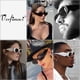 thumbnail image 4 of Gafas de sol rectangulares de moda para mujer y hombre, gafas de sol cuadradas, 4 of 4