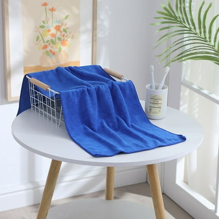 CLOUDQ Bathing Towel Shower Absorbent Superfine Fiber Soft Comfortable 1-Piece Large Blue Bath Sheet for 1PC Bathing Towel Shower Absorbent Superfine Fiber Soft Comfortable Bath Towel Blue CLOUDQ Bathing Towel Shower Absorbent Superfine Fiber Soft Comfortable 1-Piece Large Blue Bath Sheet for 1PC Bathing Towel Shower Absorbent Superfine Fiber Soft Comfortable Bath Towel Blue