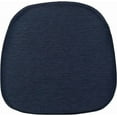 thumbnail image 4 of Klear Vu Gripper Non-Slip Mid Century Modern Shell Chair Cushion for Dining Room and Kitchen, Extra Thick Fill, Omega Upholstery Fabric, Set of 4, Indigo, 4 of 5