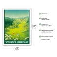 thumbnail image 2 of Springtime in Germany - Vintage Travel Poster by Dettmar Nettelhorst c.1936 - Bamboo Fine Art 290gsm Paper Print (Unframed) 24x32in, 2 of 4