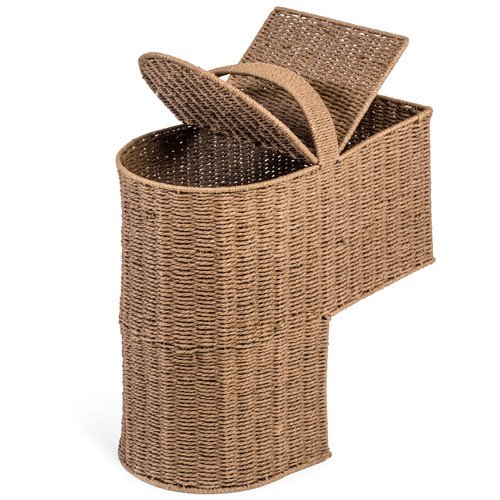 15.25" Storage Stair Basket With Handle by Trademark Innovations