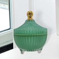 thumbnail image 3 of Tarro de almacenamiento Zulema decoración con tapa Eco Friendly Modern Verde, 3 of 8
