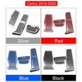 thumbnail image 5 of Cubierta de pedales de freno de combustible para coche, accesorios para Toyota Camry 40, 50, 70, XV70, 2006, 2015, 2017, 2018, 2019, 2020, 2021, 2022, 2023, 2024, 5 of 5