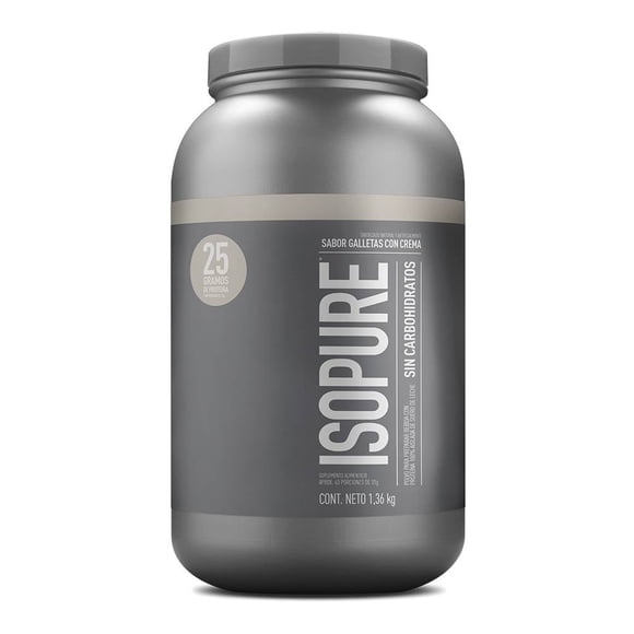 Proteína en polvo Isopure sabor galletas con crema 1.36 kg