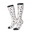 thumbnail image 2 of Daiia Sports Socks Cartoon Animals Printed Novelty Crew Socks for Men Women Knee High Socks Cotton Socks Soft & Breathable Support Unisex Socks, 2 of 9