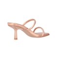 thumbnail image 3 of Women's Mules Square Toe Two Strap Low Kitten Heel Low Heeled Sandals, 3 of 4