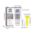 thumbnail image 3 of Aursykel Agent Super Fort Scellant Transparent Étanche Isolant pour Fissures Joints Réparations Agent Invisible Étanche avec Brosse et Grattoir pour Projets de Rénovation Domiciliaire, 3 of 8