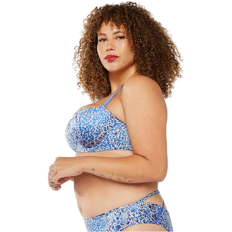 Savage Not Sorry Microfiber and Lace Half Cup Bra