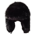 thumbnail image 5 of Plush Lei Feng Hat Solid Color Women Winter Hat Thermal Faux Fox Fur Beanie Hat with Long Ear Protection, 5 of 8