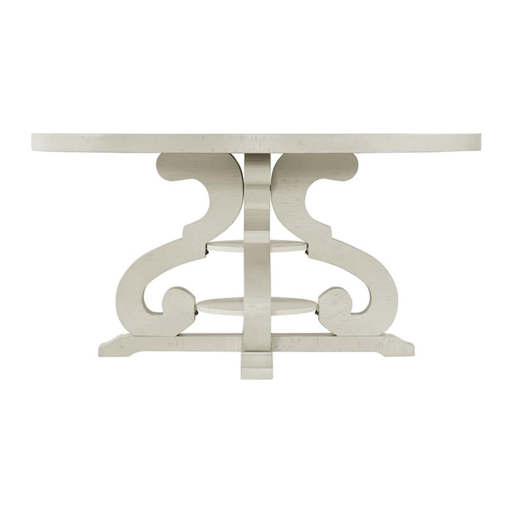 Picket House Furnishings Stanford Round Dining Table in White