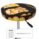 thumbnail image 4 of Balery Pumpkin Pie Gnome Fundas de asiento para taburete de bar redondo de tela de terciopelo ajustables que protegen de arañazos y manchas para sillas de 14 a 17 pulgadas.-12 inch, 4 of 7