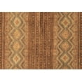 thumbnail image 1 of Ahgly Company Indoor Rectangle Abstract Brown Modern Area Rugs, 5' x 8', 1 of 4