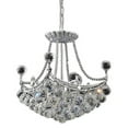 thumbnail image 1 of 4 Light Chandelier with Chrome finish, 1 of 2