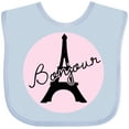 thumbnail image 3 of Inktastic Bonjour Girls Baby Bib, 3 of 4