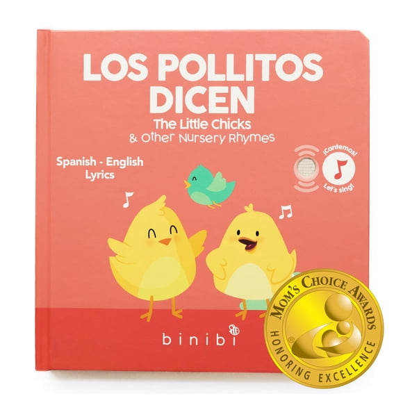 Sound Book Binibi Libro musical en español para bebés y niños pequeños