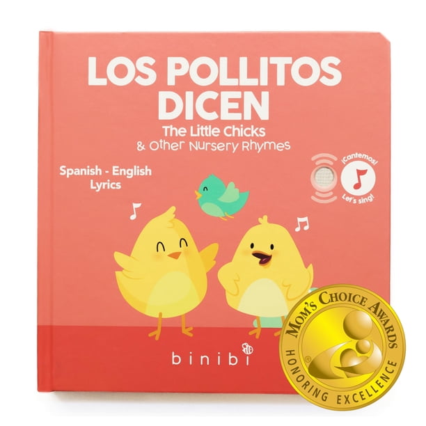 Sound Book Binibi Libro musical en español para bebés y niños pequeños