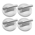 thumbnail image 1 of NATEFEMIN Silver Stove Knobs for Select Models, Heat-Resistant & Non-Toxic, Perfect for Health-Conscious Cooks, 1 of 7