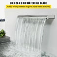 thumbnail image 3 of Waterfall Blade Waterfall Spillway 300mm Stainless Steel Cascade Fountain, 3 of 5