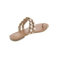 thumbnail image 2 of Thalia Sodi Womens Joya Faux Leather Rhinestone Thong Sandals, 2 of 2