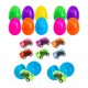 thumbnail image 5 of Huevos de Pascua precargados con coches de juguete extraíbles, juego de huevos giratorios, huevos precargados reutilizables, cesta de Pascua, rellenos 12 piezas, 5 of 8