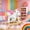 Pink+White+Plush+Steel+Wood, variant on LHYY Play Toy,Unicorn Baby Rocking Horse Toy