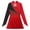 Red, variant on Raenseen Women Adult Gymnastics Ballet Dance Skirted Leotard Lyrical Figure Ice Skating Dress White S